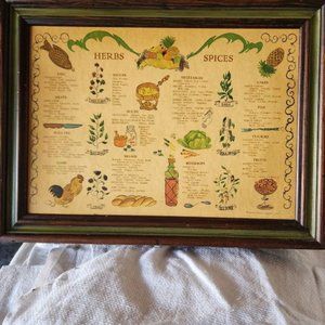 HERB AND SPICE CABINET. THREE MOUNTAINEERS. VINTAGE.